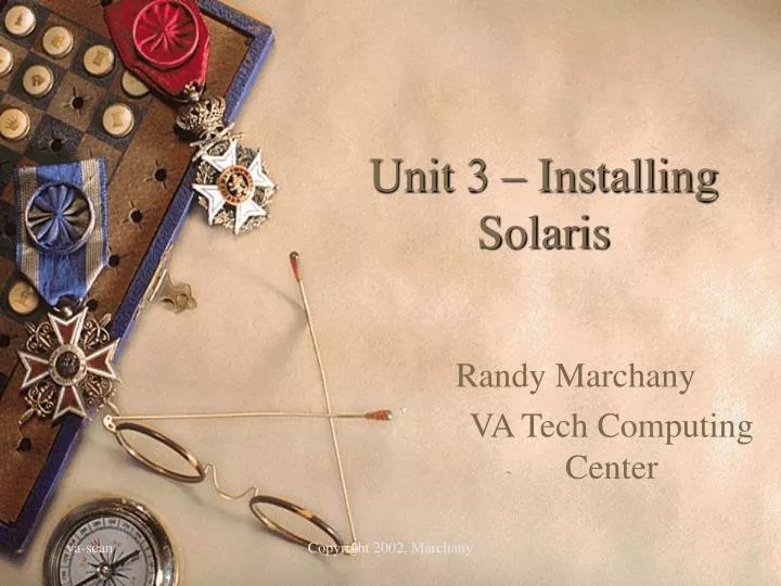 unit 3 installing solaris