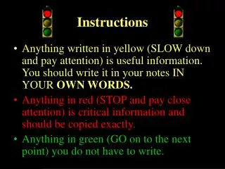 instructions