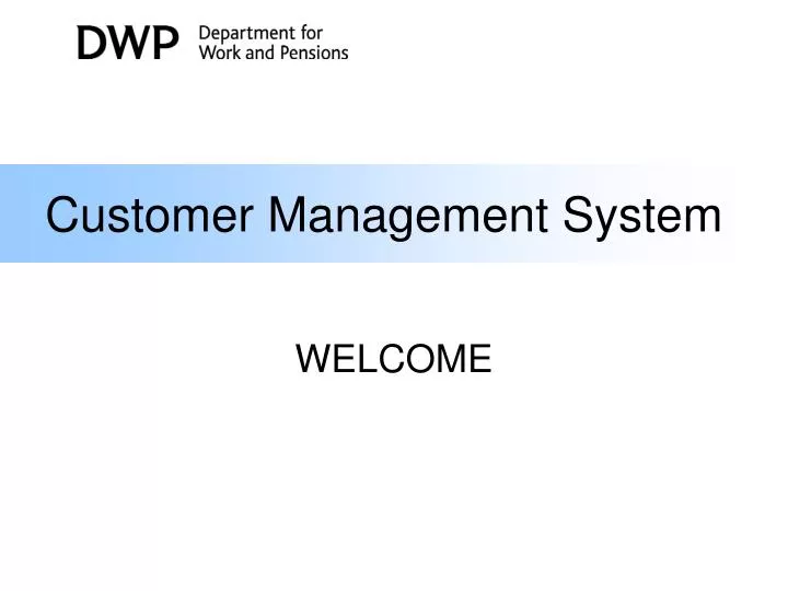 customer management system