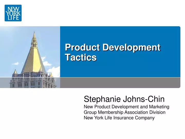 product development tactics