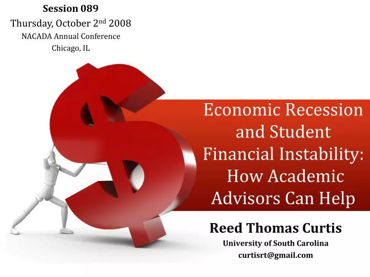 economic recession and student financial instability how academic advisors can help