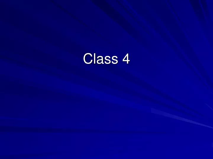 class 4