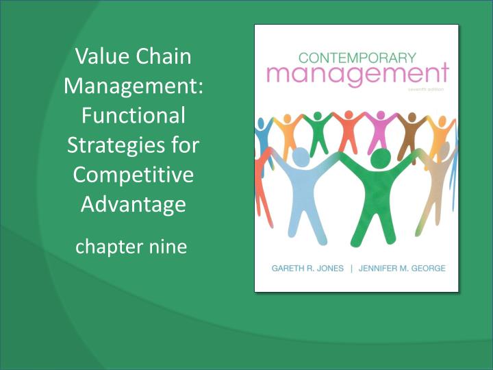 value chain management functional strategies for competitive advantage