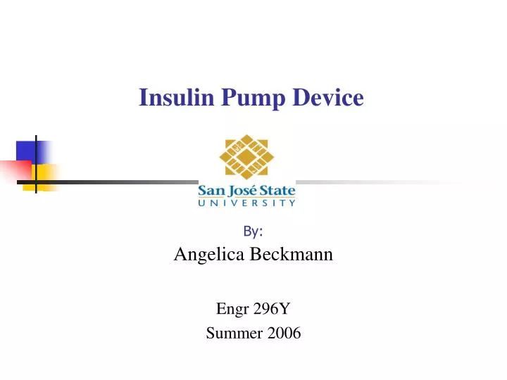 insulin pump device