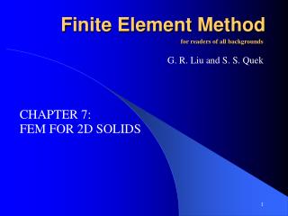 F inite Element Method
