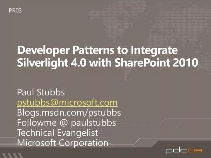 developer patterns to integrate silverlight 4 0 with sharepoint 2010
