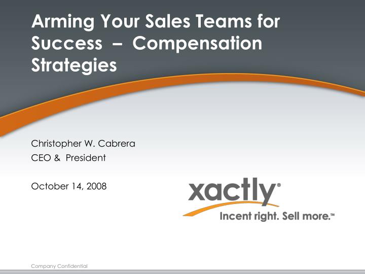 arming your sales teams for success compensation strategies