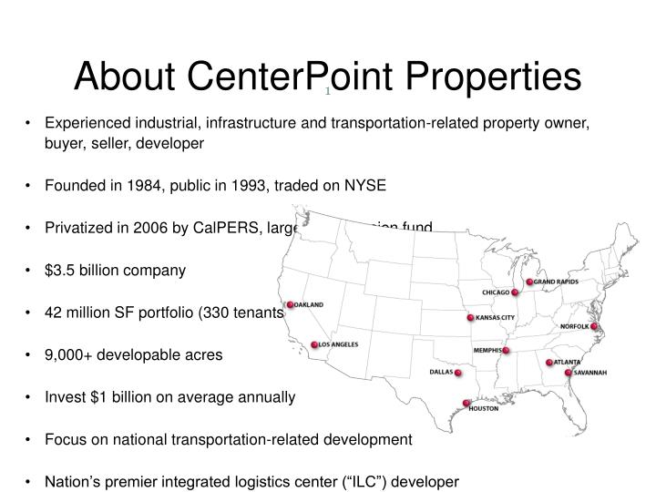 about centerpoint properties