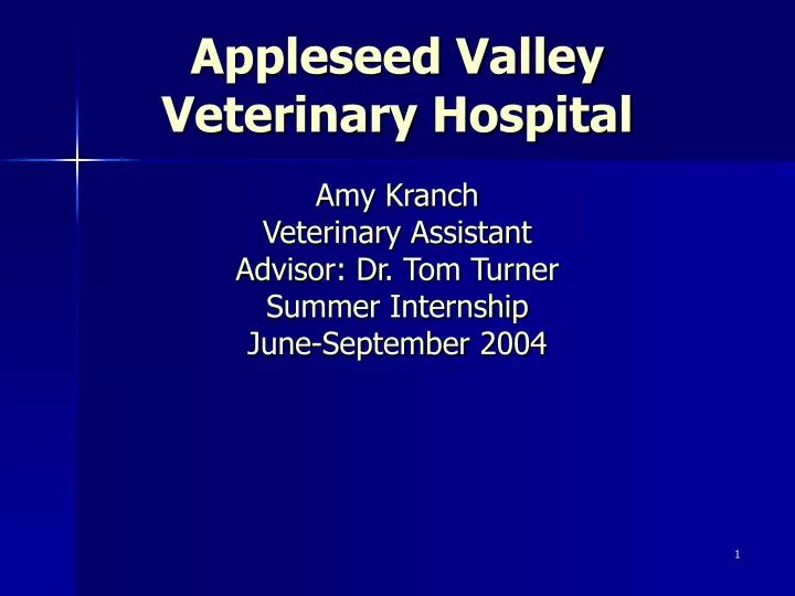 appleseed valley veterinary hospital