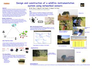 Design and construction of a wildfire instrumentation 					system using networked sensors