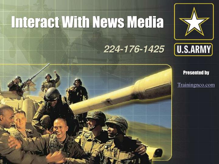 interact with news media