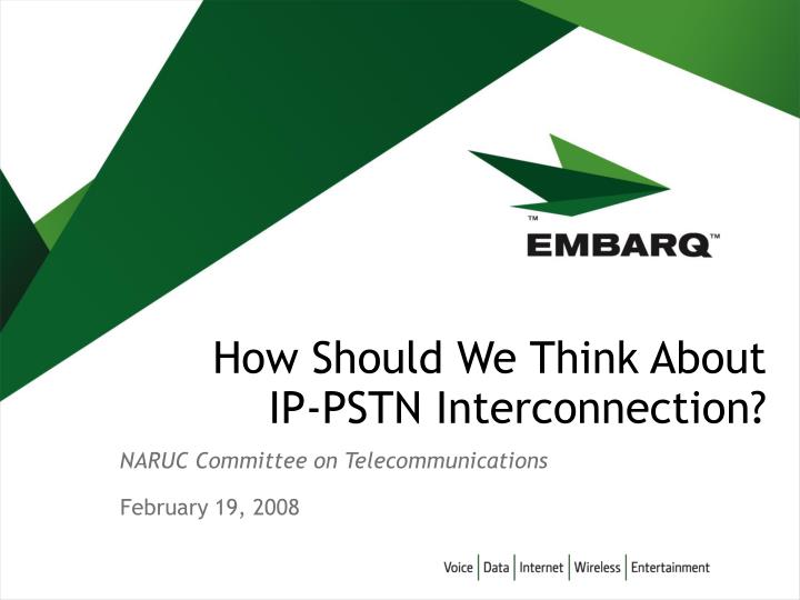 how should we think about ip pstn interconnection