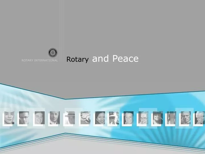rotary and peace