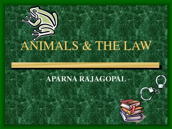 animals the law