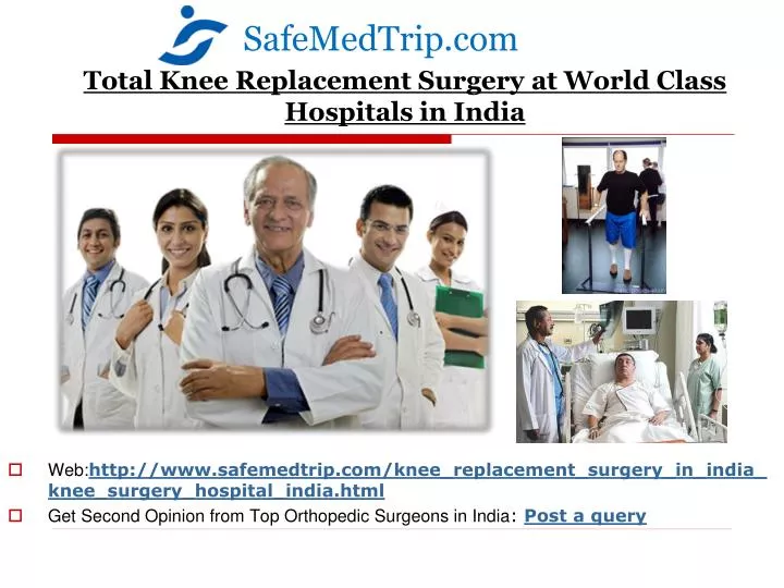 total knee replacement surgery at world class hospitals in india