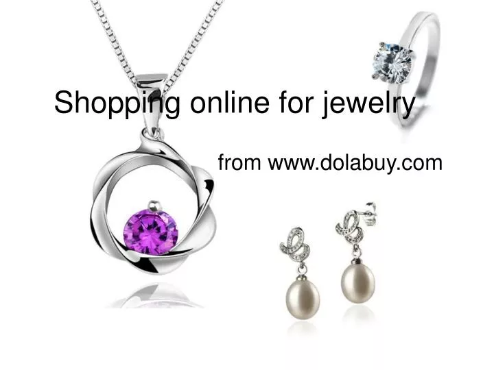 shopping online for jewelry
