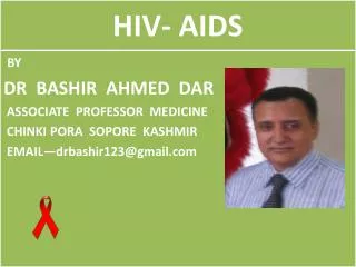AIDS BY DR BASHIR SOPORE KASHMIR
