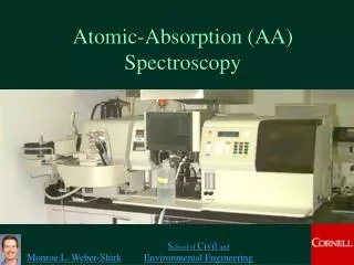 Atomic-Absorption (AA) Spectroscopy