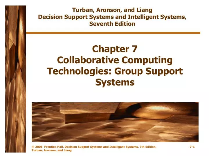 chapter 7 collaborative computing technologies group support systems