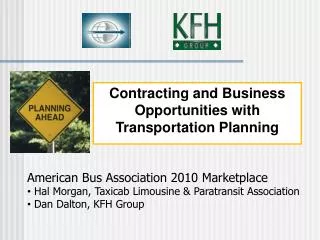Contracting and Business Opportunities with Transportation Planning