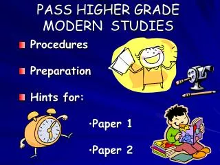 PASS HIGHER GRADE MODERN STUDIES