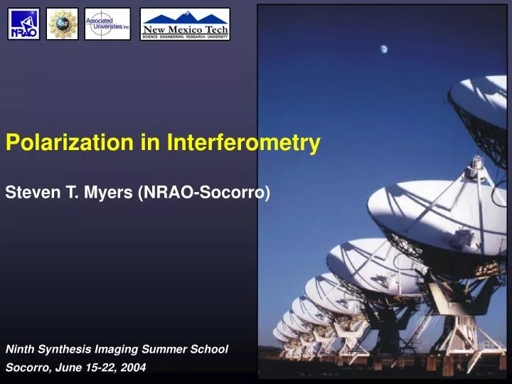 polarization in interferometry