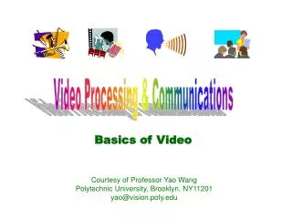 Basics of Video