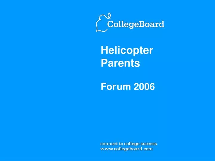helicopter parents for um 2006