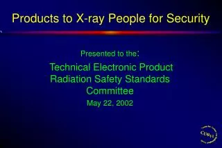 Products to X-ray People for Security