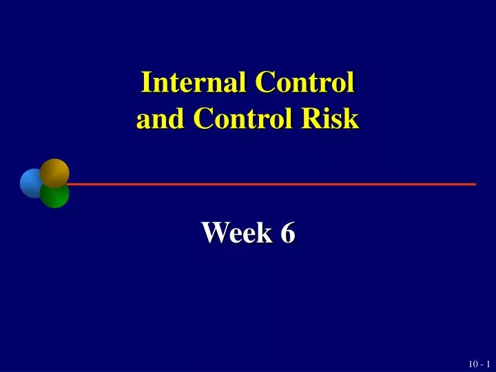 internal control and control risk