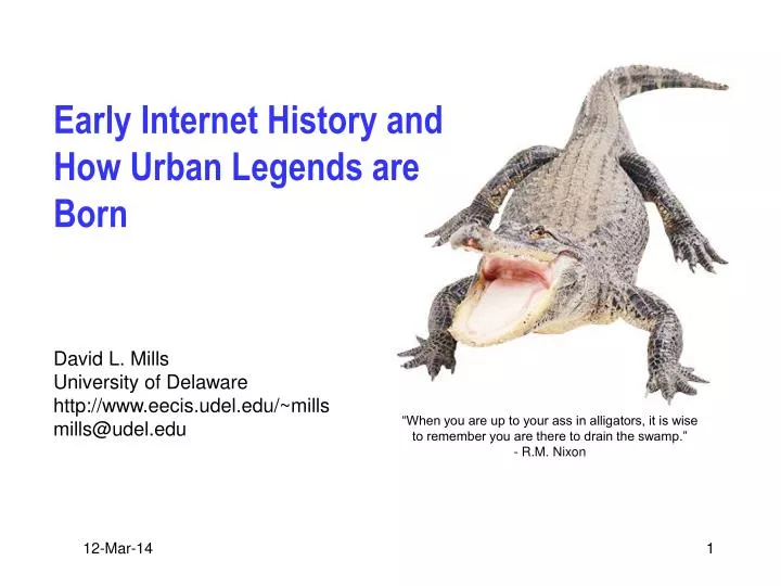 early internet history and how urban legends are born