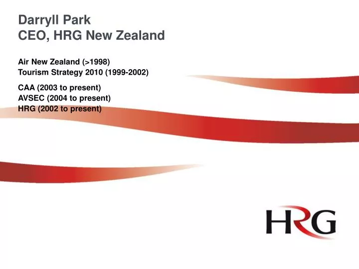 darryll park ceo hrg new zealand