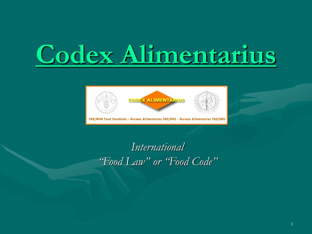 PPT - Codex Alimentarius PowerPoint Presentation, free download - ID:397226