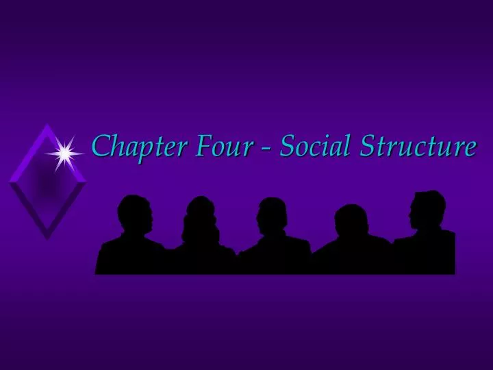 chapter four social structure