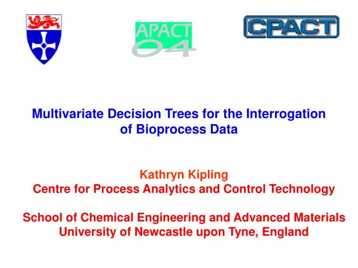 multivariate decision trees for the interrogation of bioprocess data