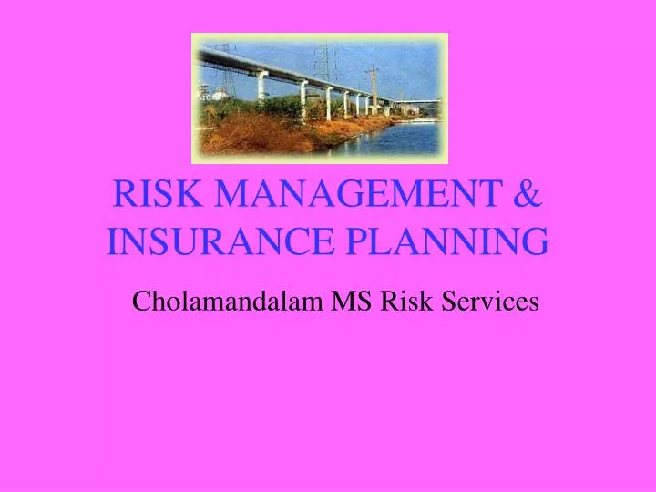 risk management insurance planning