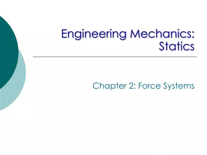 engineering mechanics statics