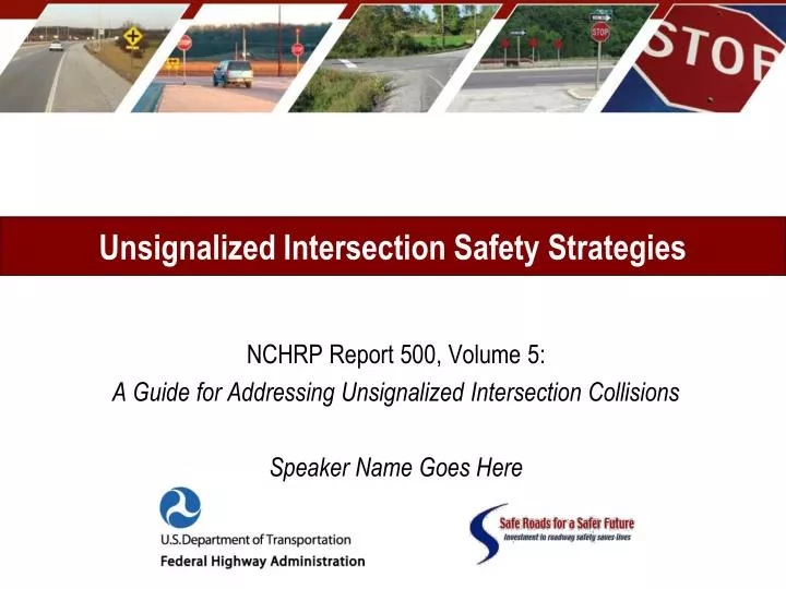 unsignalized intersection safety strategies