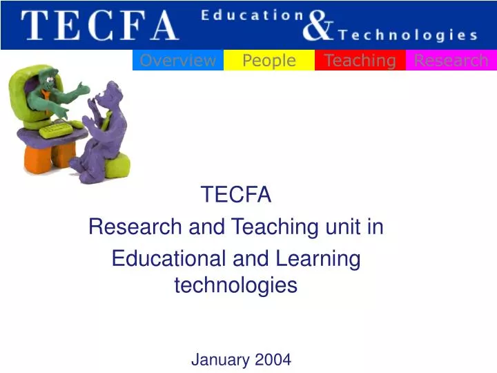 tecfa research and teaching unit in educational and learning technologies