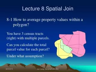 Lecture 8 Spatial Join