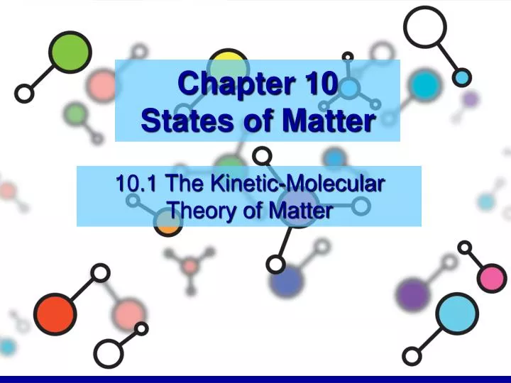 chapter 10 states of matter