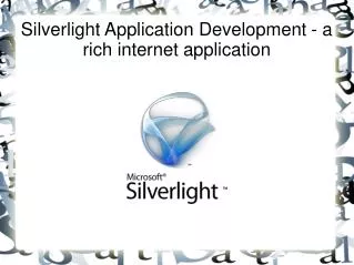 Silverlight Application Development