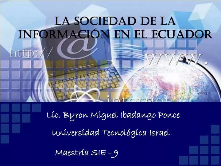 la sociedad de la informaci n en el ecuador
