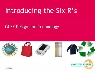 Introducing the Six R’s