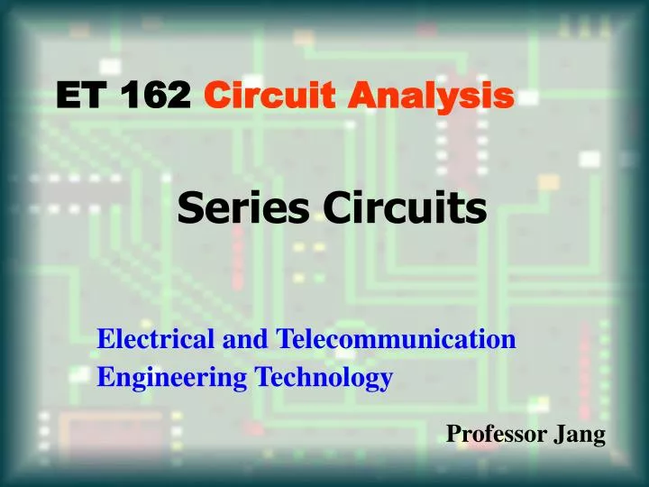 series circuits