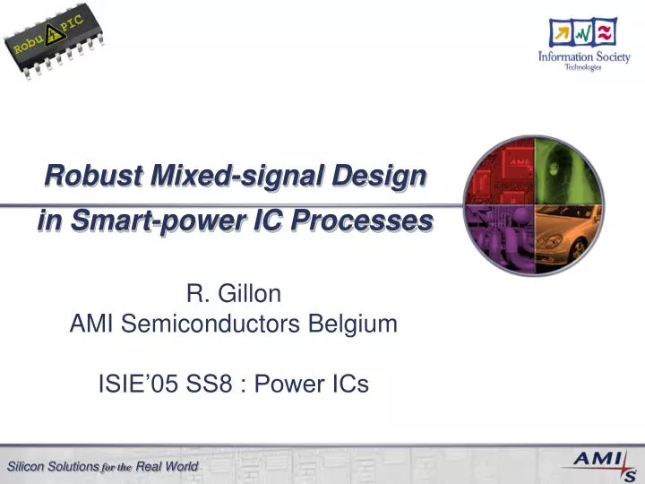 robust mixed signal design in smart power ic processes
