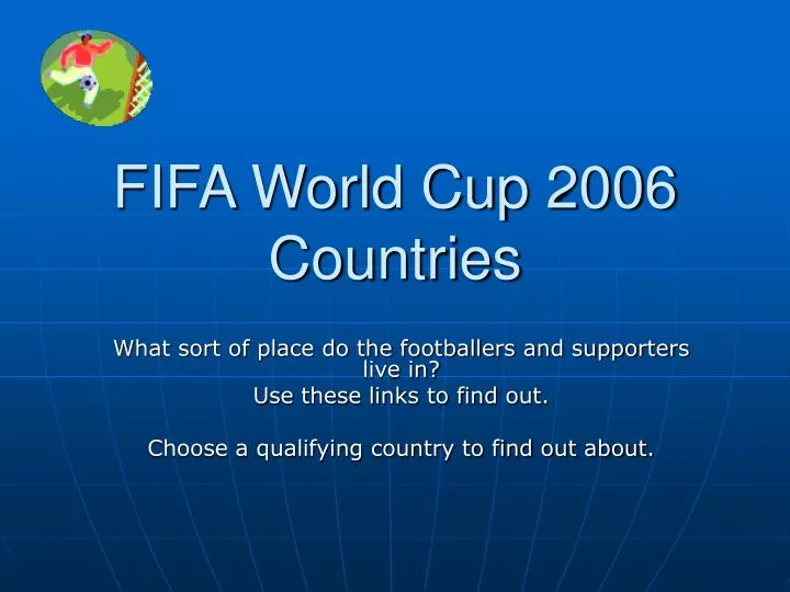 fifa world cup 2006 countries