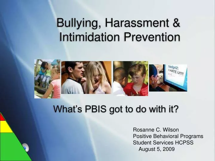 bullying harassment intimidation prevention