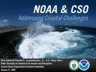 NOAA &amp; CSO Addressing Coastal Challenges