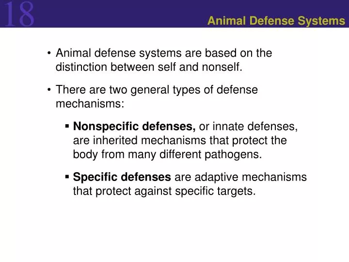 animal defense systems